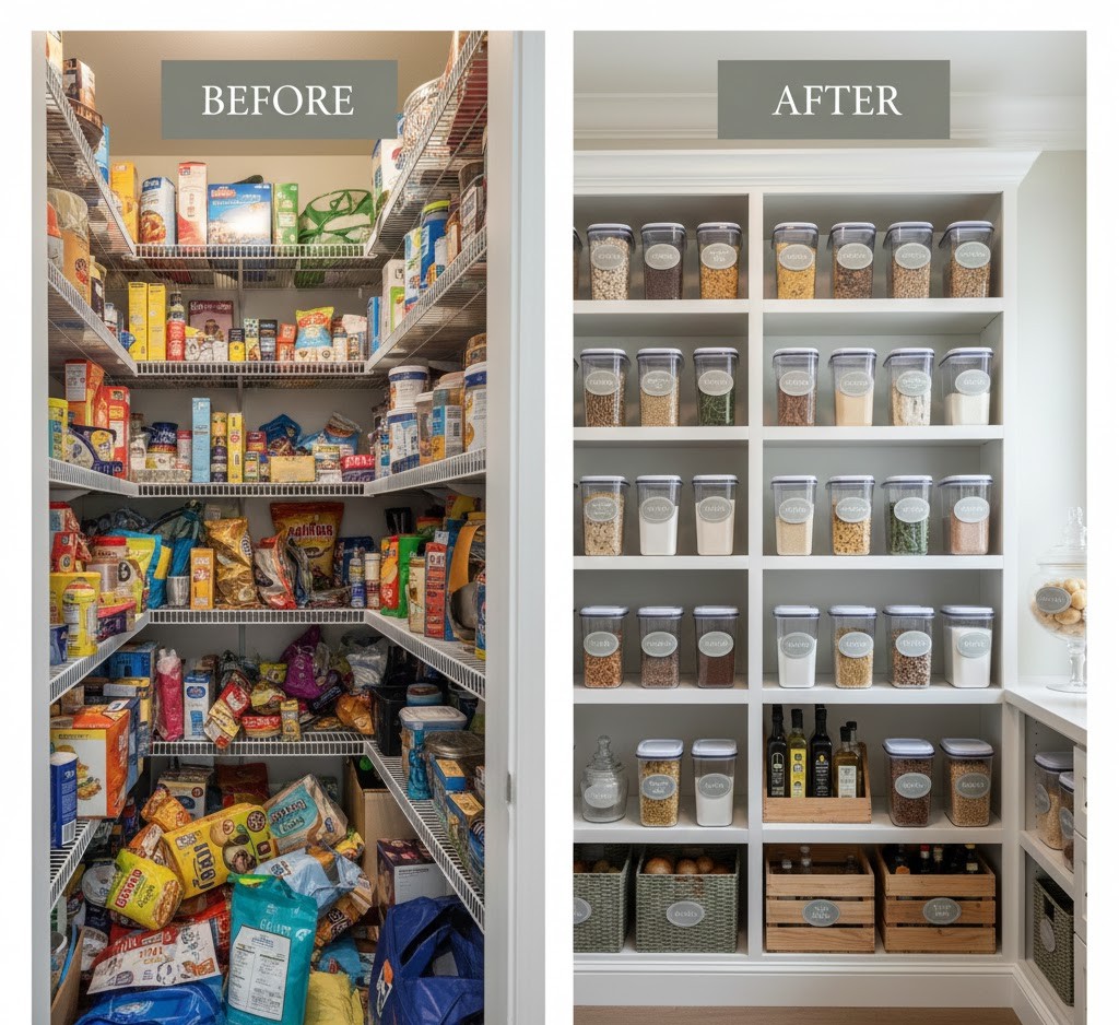 Pantry transformation showcase