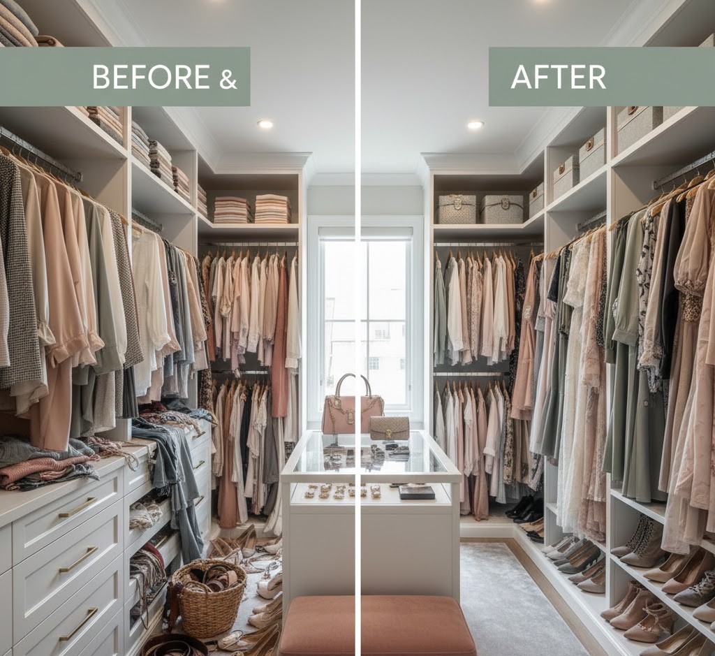 Wardrobe transformation showcase